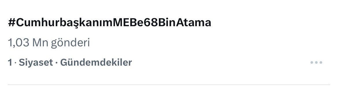 siz mi yapacaksınız siz mi edeceksiniz dediler vallahi biz yaptık 

 #CumhurbaşkanımMEBe68BinAtama