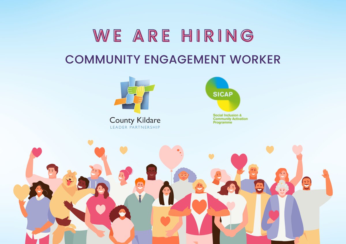 📣 We're hiring!
Join our team in Kildare as a Community Engagement Worker (SICAP).

Help build inclusive communities, support local needs &amp; make real impact.

Apply now: bit.ly/43OkF1D

#Jobs #Kildare #SICAP #CommunityWork #Inclusion
