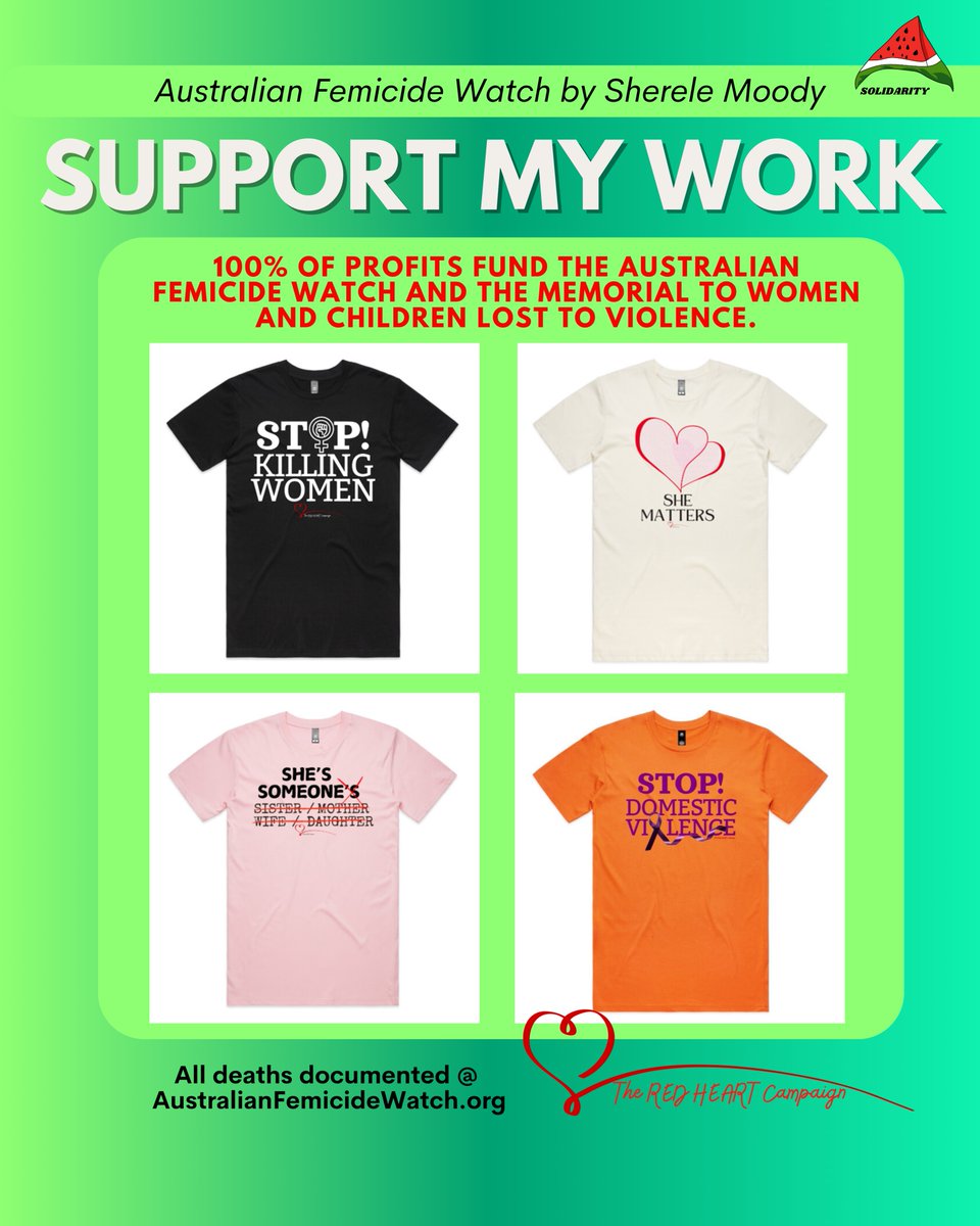 18 Australian women have been killed this year. They were all killed between January 13 and April 15.
Last year we lost 104 women - we are now at 122 women killed in 15.5 months.
See the live tracker on AustralianFemicideWatch.org.
This is also where you will find the Memorial to