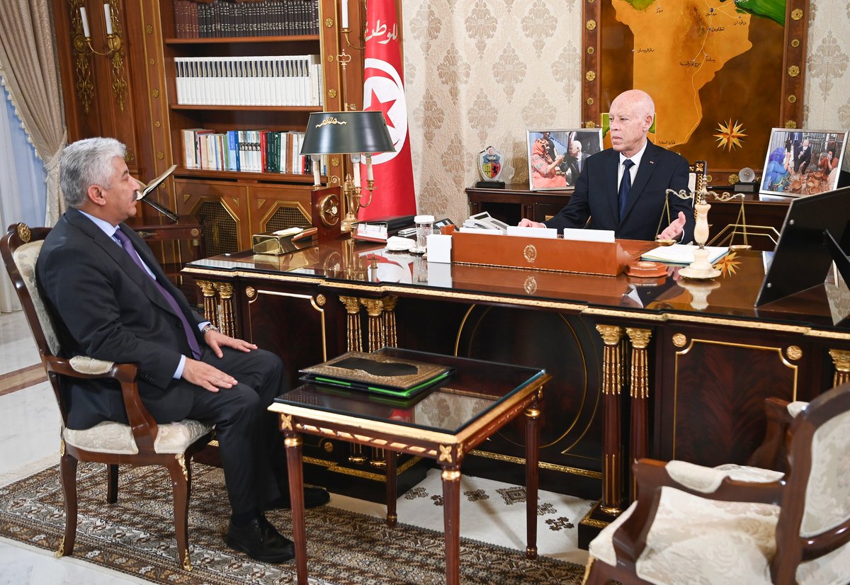 اطّلع رئيس الجمهورية #قيس_سعيّد لدى استقباله، مساء يوم الجمعة 11 أفريل 2025 بقصر قرطاج، السيد رياض شوّد وزير التشغيل والتكوين المهني على نتائج زيارته إلى دولة ليبيا #TnPR.