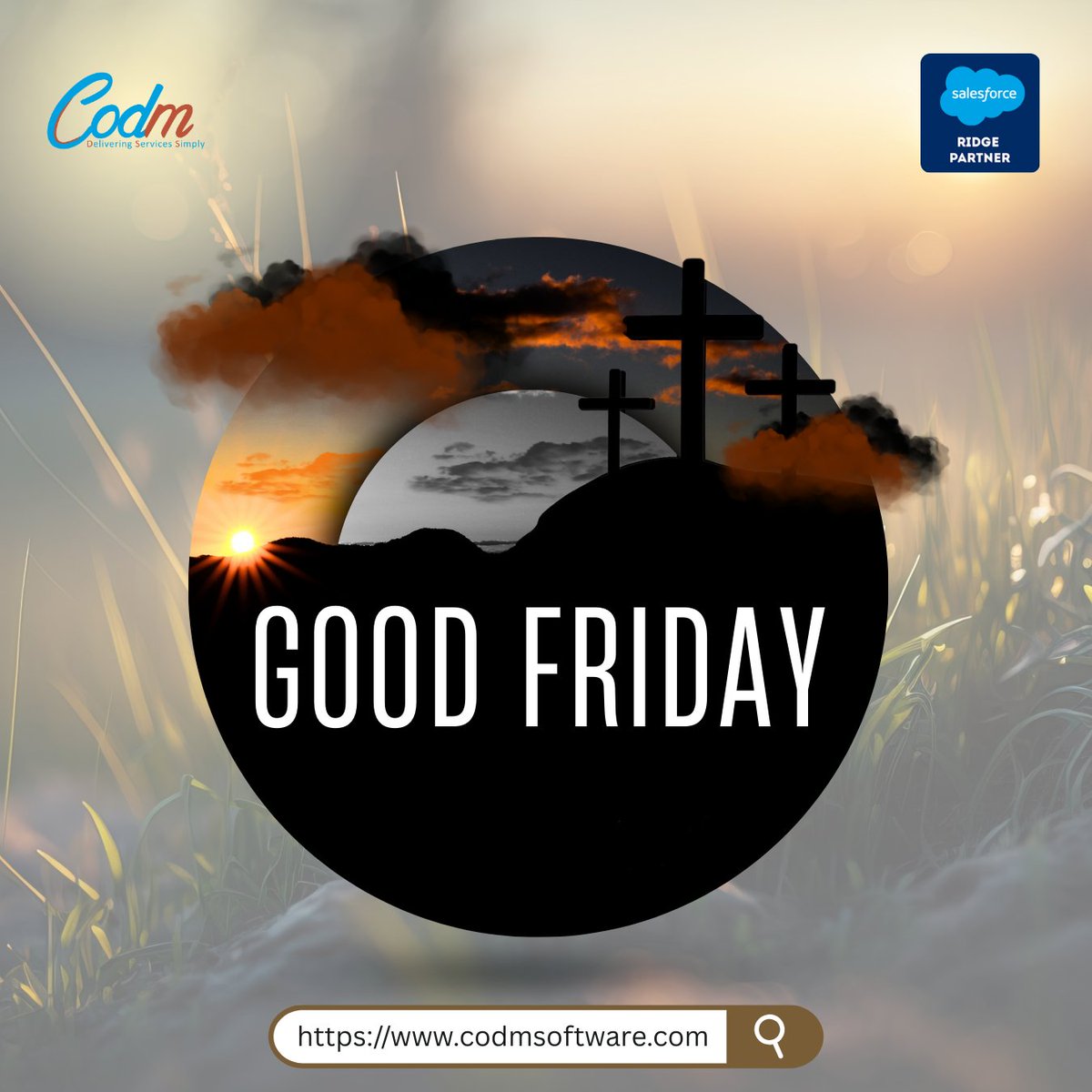 CodMSoftware's tweet photo. Good Friday - A time for reflection, compassion, and humility.
At CodM Software, we believe that lasting impact comes not just from innovation, but from empathy, integrity, and care.
Wishing peace to all honoring the spirit of this day.
#GoodFriday #Leadership #CodmSoftware #CRM https://t.co/k5vRUpw3aM