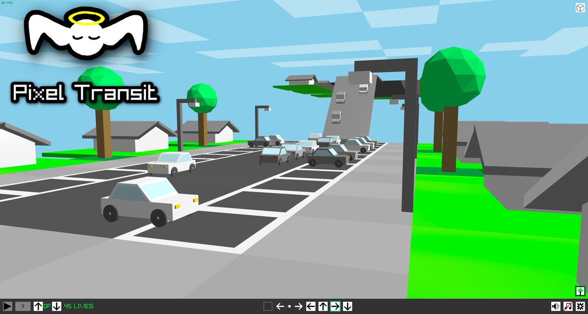 Custom improved models for buildings, decorations and cars are now available in Pixel Transit! You can modify/add your own too!