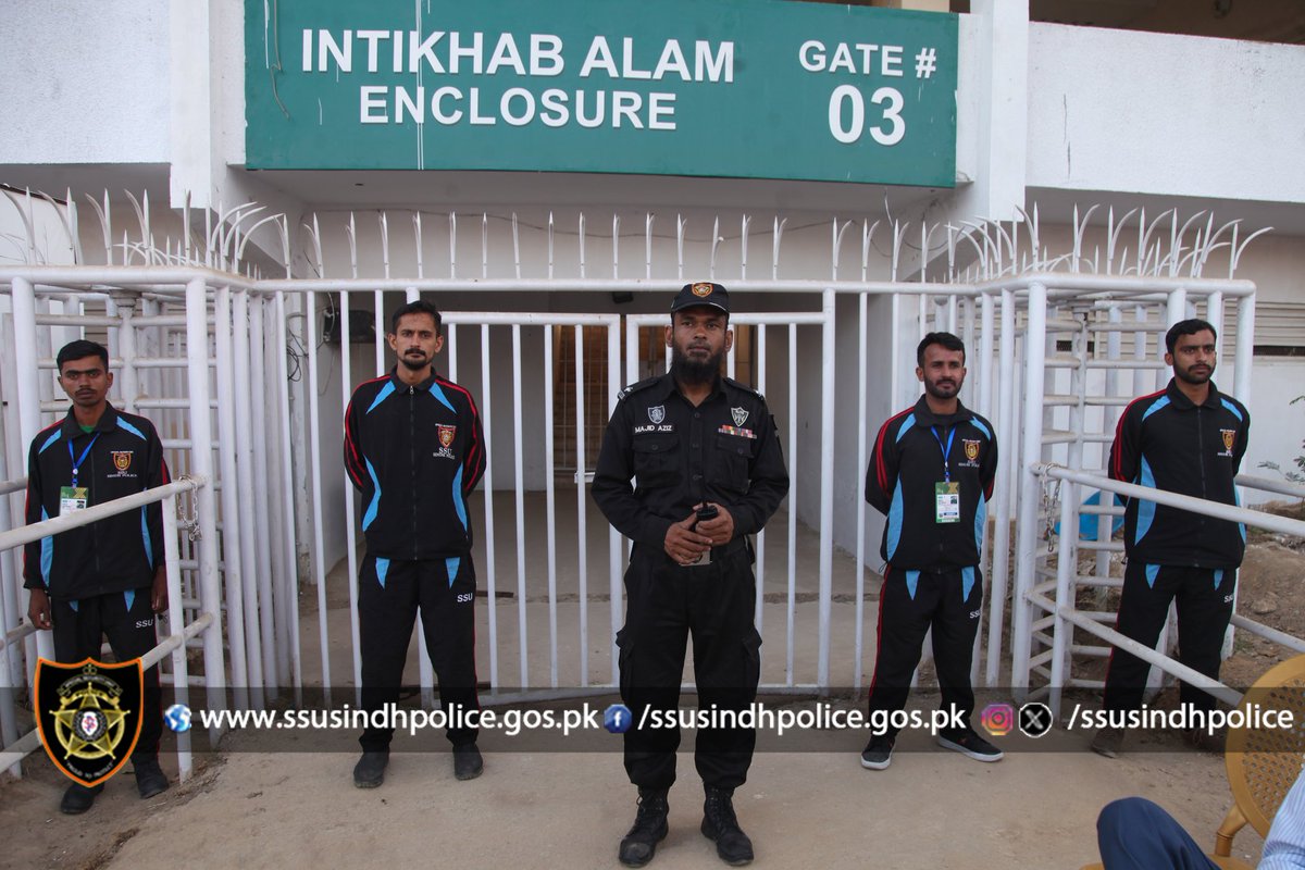 ssusindhpolice's tweet photo. Stringent security measures have been implemented for the PSL matches in Karachi.
#psl | #hblpsl | #psllive | #SSU | #security https://t.co/cE7Pa7ExxU