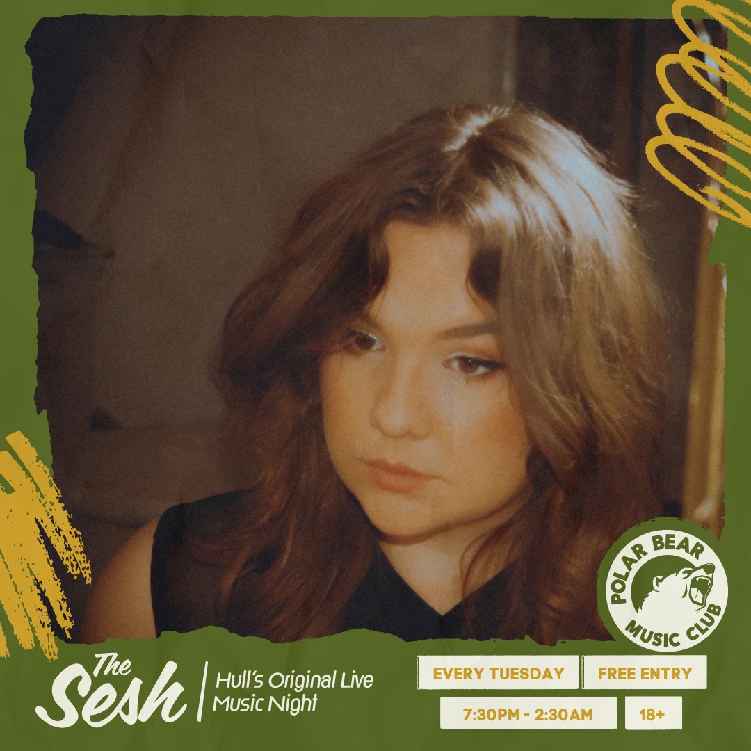 PolarBearRoars's tweet photo. TONIGHT AT THE SESH!✨
LIVE MUSIC EVERY TUESDAY HERE AT POLAR BEAR, #HULL
➳ free entry / 18+
➳ 7:30pm - 2:30am
➳ live music - djs til late
Ft. #PartTimeModel + @tymisha_ + @jazbeeson // & afterparty DJs til 2:30am!
https://t.co/NtanXtay03 https://t.co/IIjJrzXZ4w