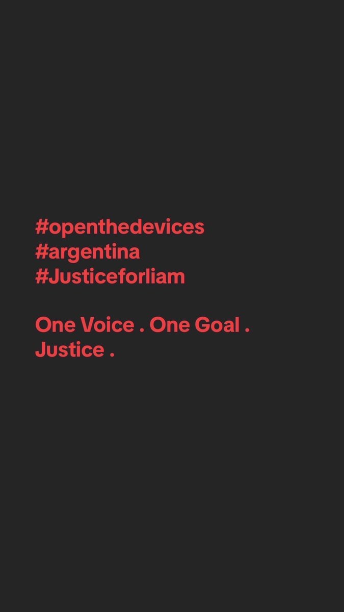 VickieLPLove's tweet photo. #Argentina #OpenTheDevices #JusitceForLiam #madreaforjustice
#Corrption @JMilei @FiscalesGobAr https://t.co/QeZUa2eSnd