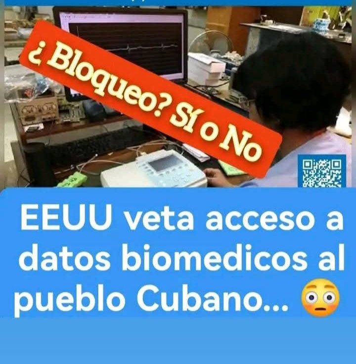 Ven que Sí hay bloqueo?
 SÍ, hay bloqueo y es contra mi pueblo, contra mi gente. #TumbaElBloqueo #MejorSinBloqueo 👇👇