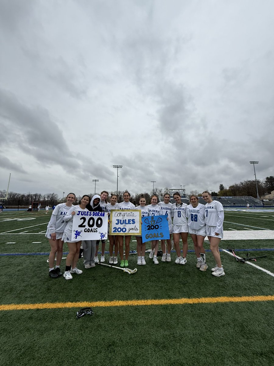 🚨200 Career Goals 🚨CONGRATULATIONS to Jules Doran on 200 Career goals in our win over Caldwell | SPFGLAX Program Record