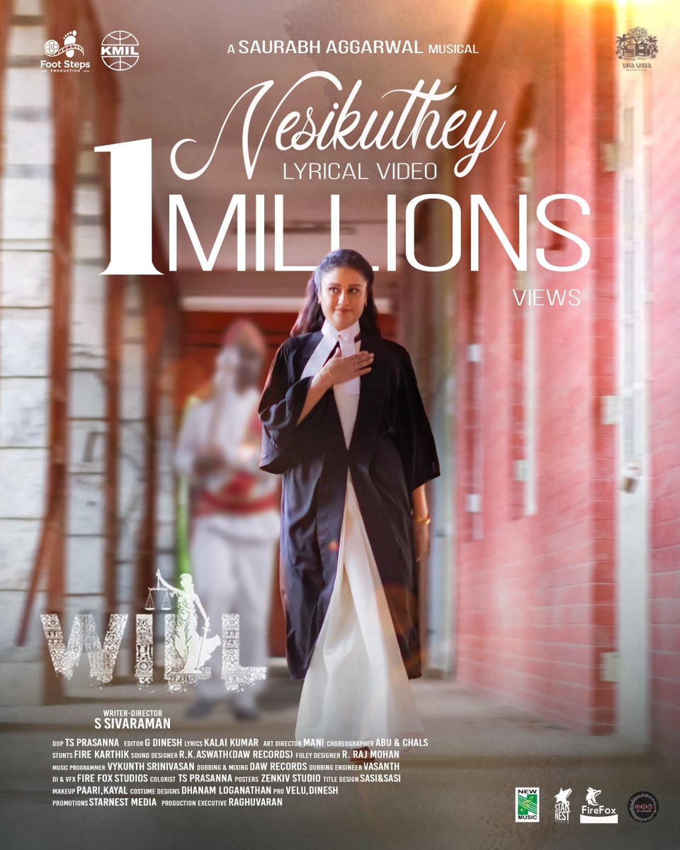 Saurabh Aggarwal (@saurabh_music22) on Twitter photo 1 Million Hearts π€, 1 Melody π΅π!
Thank you for all the love on #Nesikuthey we Just Hit 1 MILLION VIEWS π₯π!
Watch now
youtu.be/31K_ZPqt5q0?siβ¦
Special appearance <a href="/vikranth_offl/">Vikranth Santhosh</a>
Staring <a href="/soniya_agg/">Sonia aggarwal</a>
A <a href="/Saurabh_music22/">Saurabh Aggarwal</a> Musical
#DirSivaraman <a href="/footsteps__off/">Foot steps production</a> 1 Million Hearts π€, 1 Melody π΅π!
Thank you for all the love on #Nesikuthey we Just Hit 1 MILLION VIEWS π₯π!
Watch now
youtu.be/31K_ZPqt5q0?siβ¦
Special appearance <a href="/vikranth_offl/">Vikranth Santhosh</a>
Staring <a href="/soniya_agg/">Sonia aggarwal</a>
A <a href="/Saurabh_music22/">Saurabh Aggarwal</a> Musical
#DirSivaraman <a href="/footsteps__off/">Foot steps production</a>
