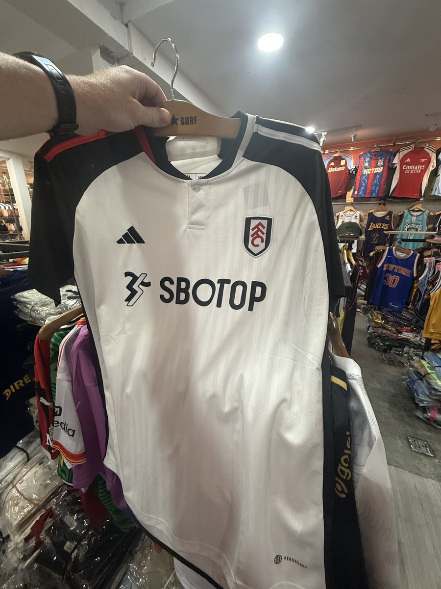 Massive club. Snide Fulham shirts flying off the shelves in Bali