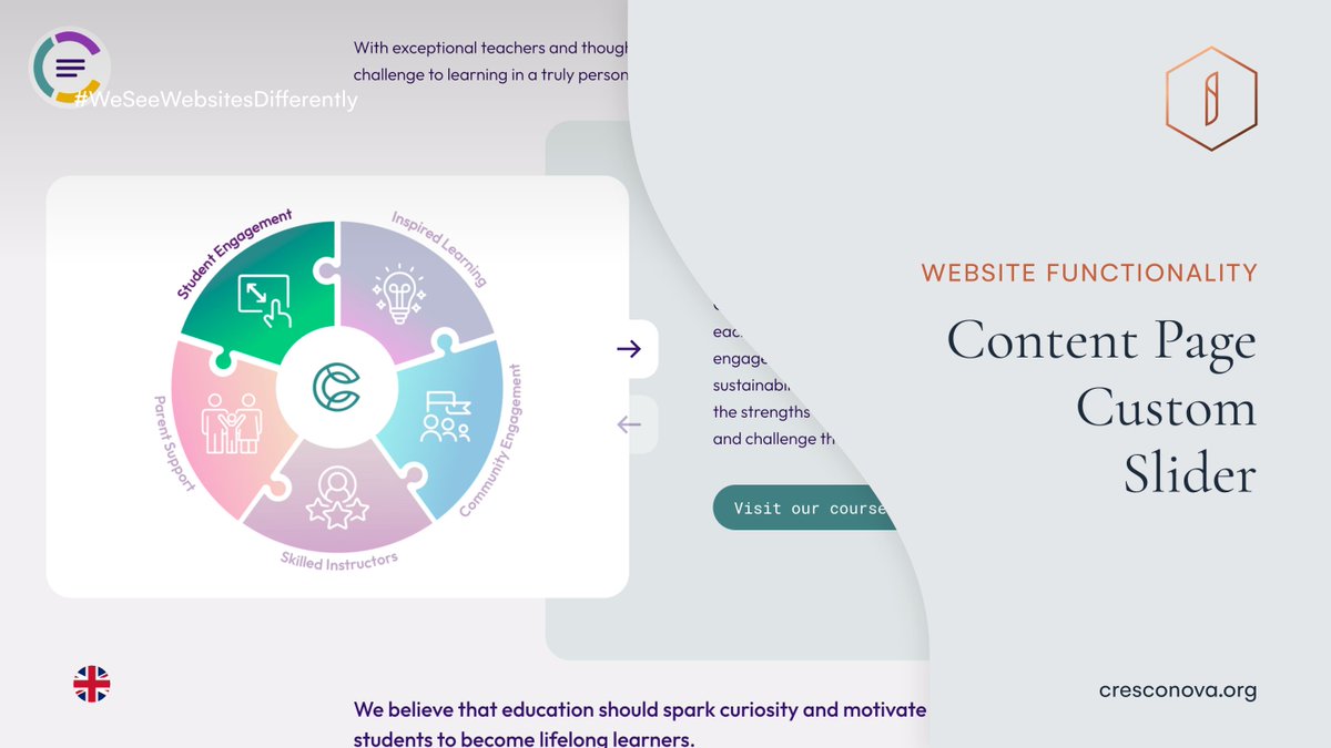 intSchools's tweet image. WOW Content Page Functionality for Cresconova Academy's #SchoolWebsite
Content Page Custom Slider creates an exciting and immersive page experience ✨
More Inspiring Work &gt;&gt; schoolbyt.es/42cA3Uo &lt;&lt;
🇬🇧 #CresconovaShowcase #ISWebsites #ISShowcase #WeSeeWebsitesDifferently💡