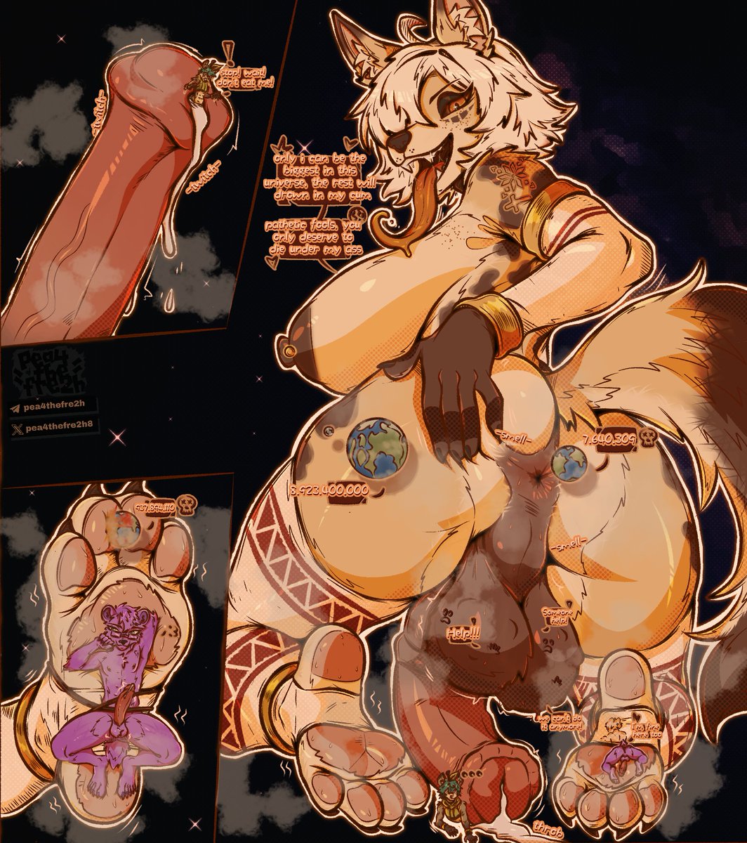 Miss Universe🌌

#furry #furryarwork #furryoc #furry_nsfw #furryfuta #furry_futanari #futanari #Sizetwitter #macrofurry #footfetısh