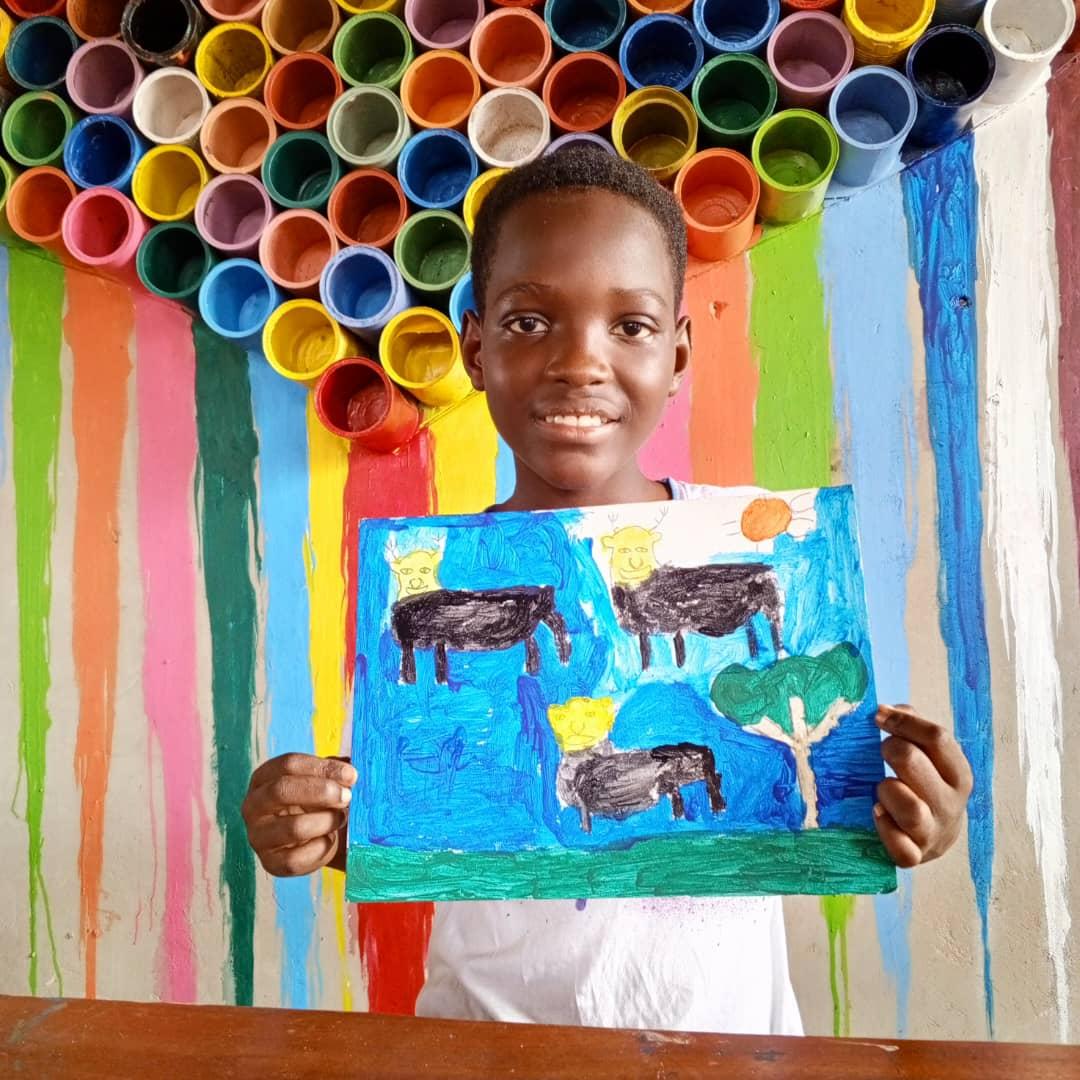 Rock art rocks!
#huntergatherers #kidsart #history #heritage #Osu #Accra #Ghana #Ghananews #community #communitydevelolment