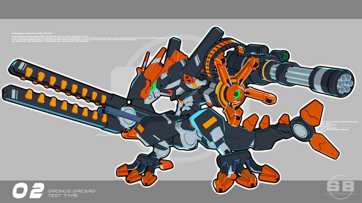 オリキャラ「O2」、レールガン・ガトリング装備。
動かしたいけどやる事多くて手が回りませヌ。