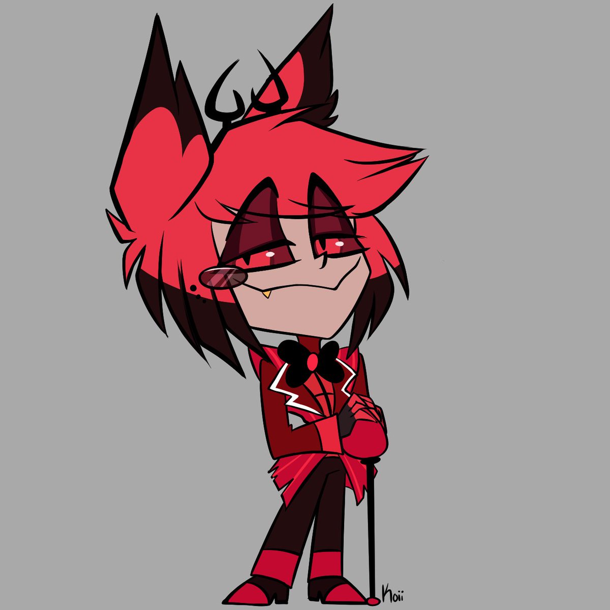 KoiiVoiid's tweet photo. Dapper fella.

#alastor #HazbinHotel https://t.co/cltBtuUOW1