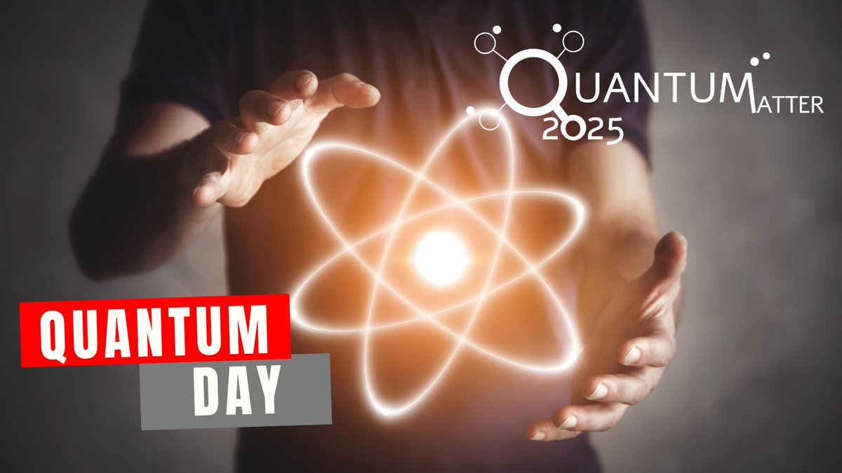 QuantumConf's tweet image. Happy #QuantumDay! 🌌✨
Let’s celebrate the power of quantum science to shape our future.
Don’t miss the chance to be part of the conversation at #QUANTUMatter2025 where science meets innovation!
quantumconf.eu/2025/index.php
#april14 #QuantumTechnology #QuantumFuture #WorldQuantumDay