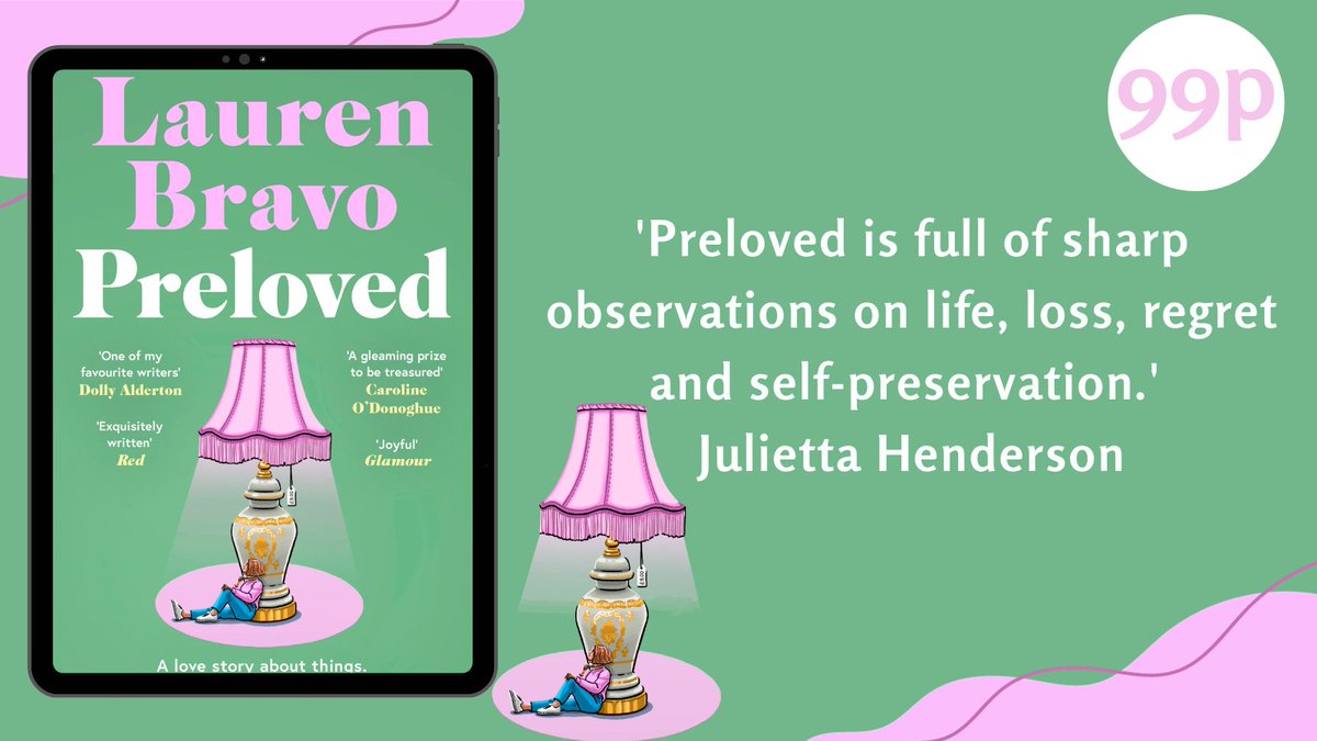 Sara-Jade Virtue (@bookminxsjv) on Twitter photo EXCITING eBook price drop klaxon!
Grab <a href="/laurenbravo/">Lauren Bravo 🚨 PROBABLY NOTHING IS OUT NOW 🚨</a>'s #PrelovedTheNovel for just 99p this month...
'An absolute gem of a novel' Sarra Manning
'Preloved has taken up residence in my heart and I will be recommending it to everyone I know' Lucy Vine
simonandschuster.co.uk/books/Preloved… EXCITING eBook price drop klaxon!
Grab <a href="/laurenbravo/">Lauren Bravo 🚨 PROBABLY NOTHING IS OUT NOW 🚨</a>'s #PrelovedTheNovel for just 99p this month...
'An absolute gem of a novel' Sarra Manning
'Preloved has taken up residence in my heart and I will be recommending it to everyone I know' Lucy Vine
simonandschuster.co.uk/books/Preloved…
