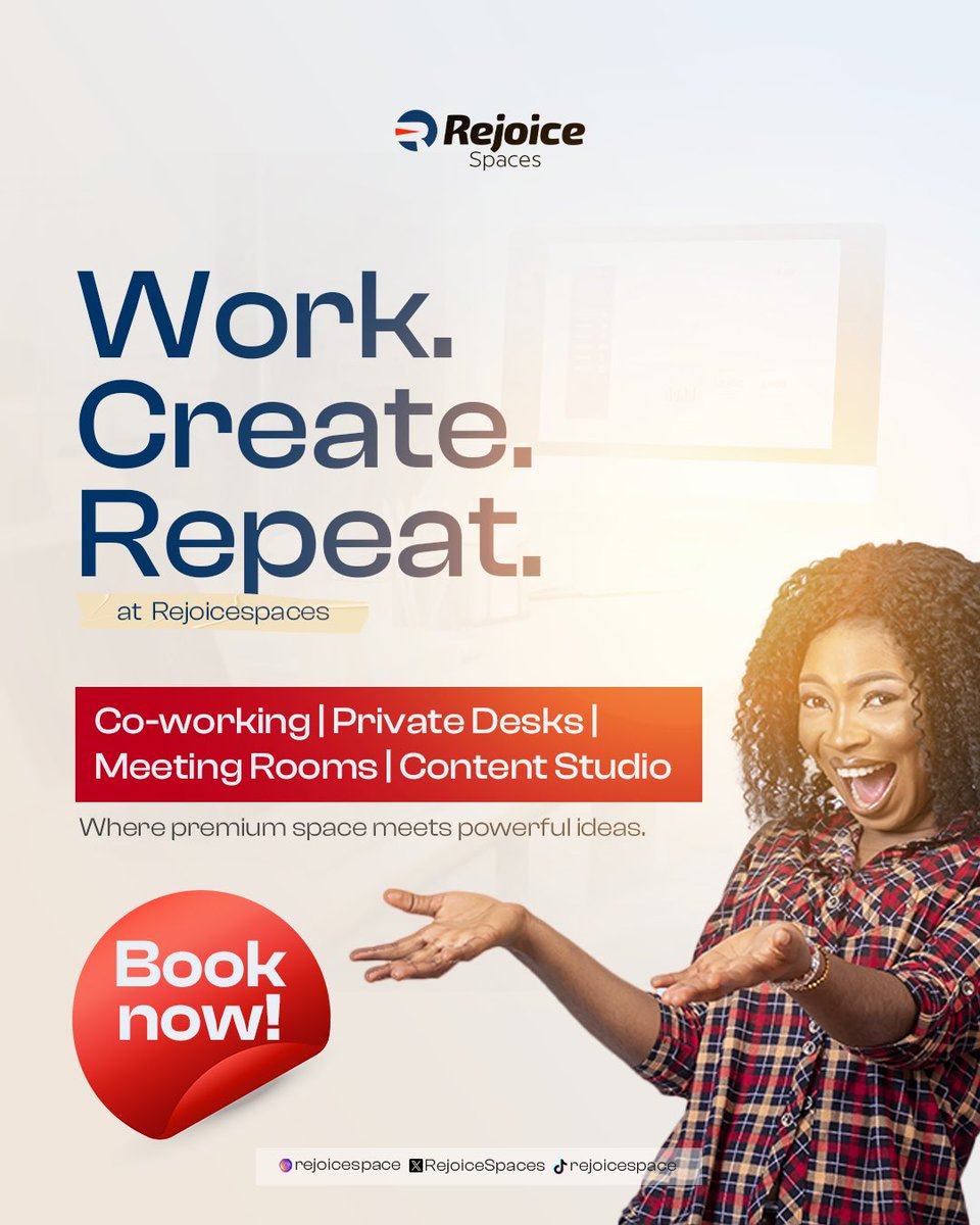 Rejoicespaces's tweet photo. Work. Create. Repeat. https://t.co/isgIIKkyJa