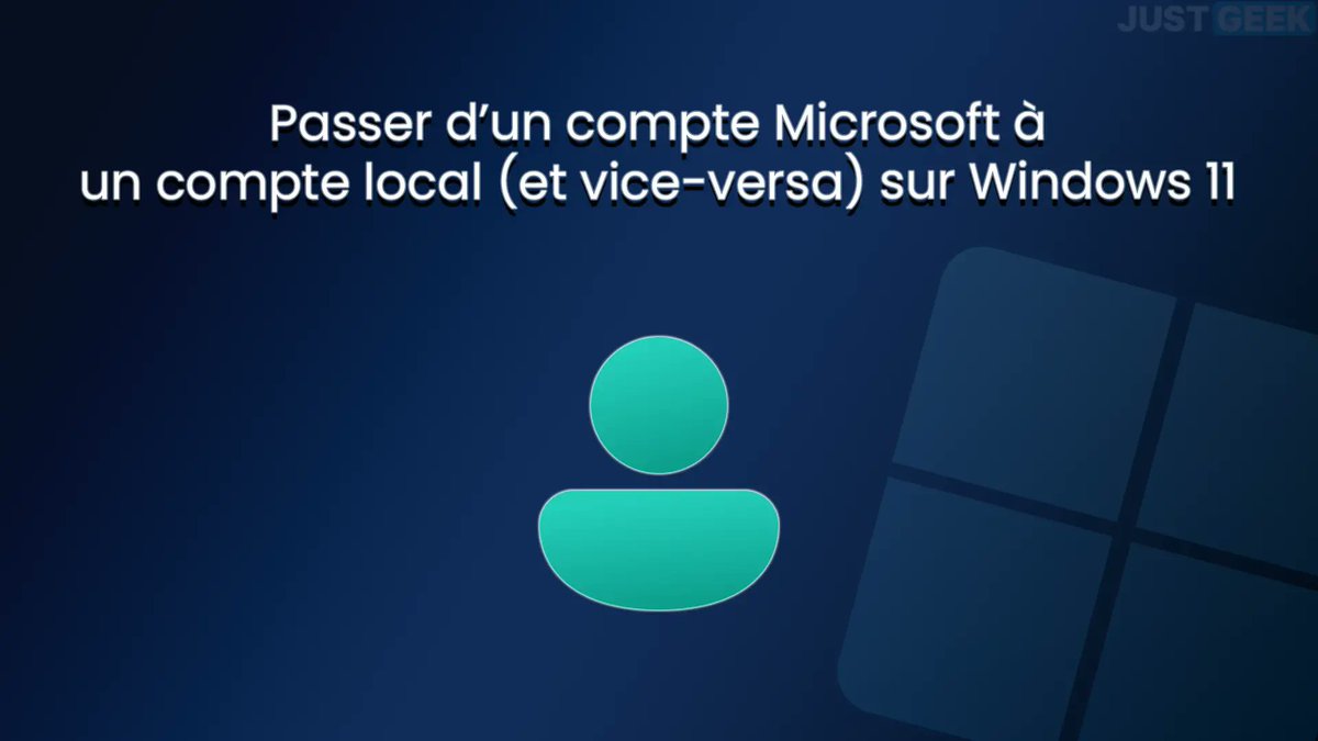 JustGeek's tweet image. 🖥️ Windows 11 : comment passer d’un compte Microsoft à un compte local (et inversement) 

👉 justgeek.fr/windows-11-bas…

#Windows11 #CompteLocal #CompteMicrosoft #Tutoriel