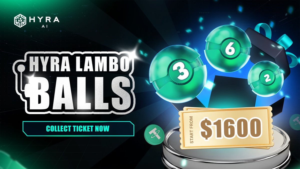 🎱Hyra Lambo Balls: $1,600 Up for Grabs This Week 🎱

The prize pool just got bigger! 

How many tickets have you earned for your chance to win this Friday - 13:00 UTC, Mar 18th?

📣 Venue: lamboballs.hyra.network 

Set your alarm &amp; collect tickets NOW for your shot at luck 🚀💸