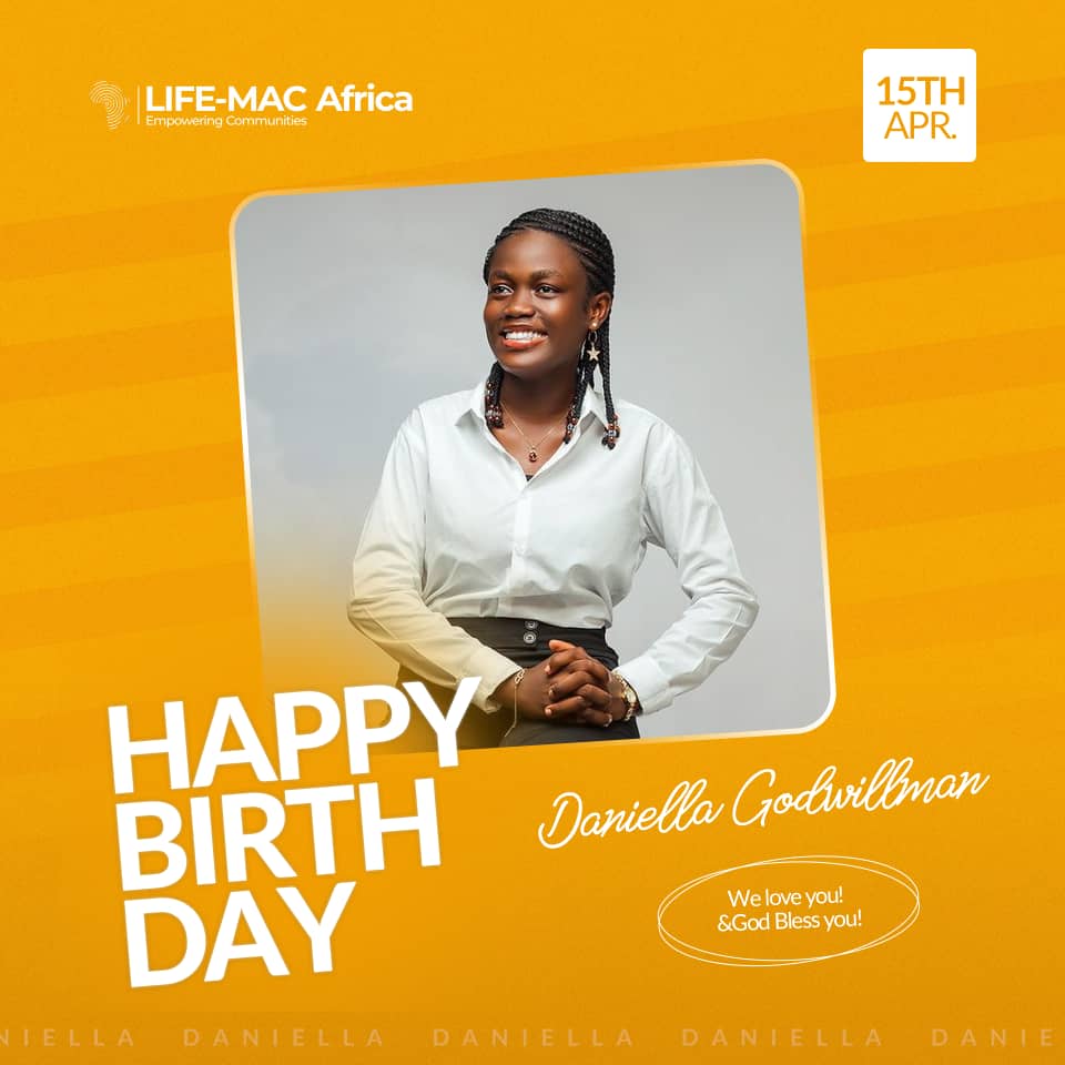 LifeMacAfrica's tweet image. #HappyBirthday, Daniella! 

As you step into this new year, may you be met with clarity, peace and every good thing your soul has been patiently waiting for.

Cheers to more growth, more grace and the quiet power you carry so beautifully.

#LifeMacAfrica #LifeMacPeople #Ubuntu