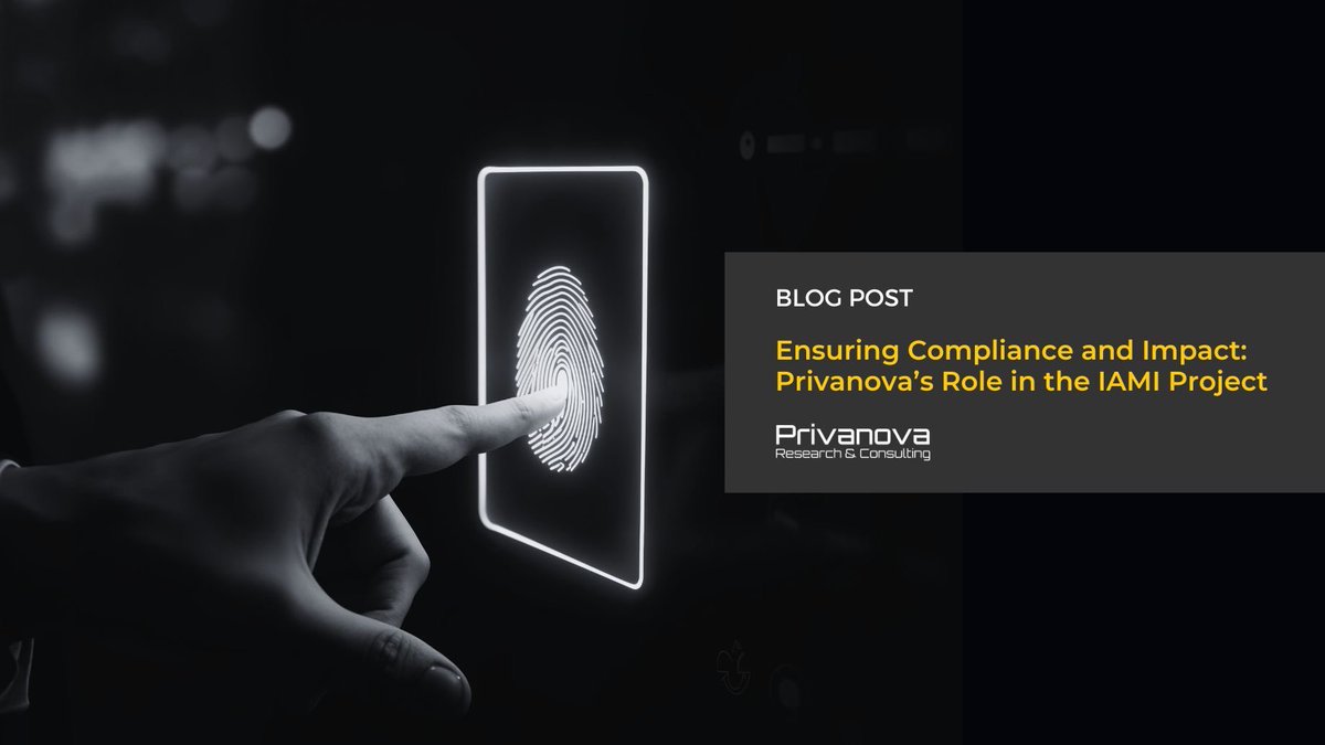 Privanova_'s tweet photo. @Privanova_ ensures ethics compliance in the #IAMIProject!
From establishing Ethics Advisory Board to data governance & long-term strategy, we ensure AI for security is ethical, compliant and ready for real-world use.
Learn more: https://t.co/RyAlYsCfXB https://t.co/YwJ9JYCBIQ