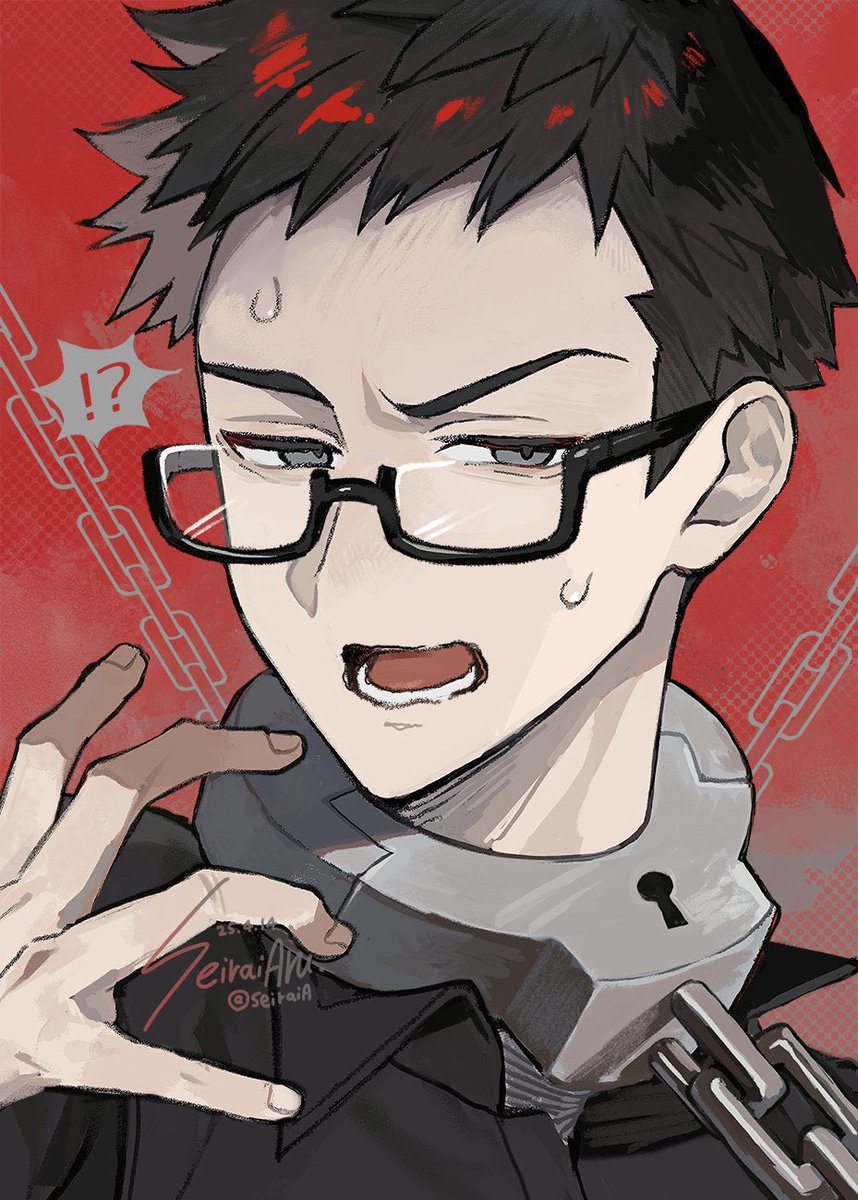 #一次創作祭り春の陣2025
#絵柄が好みって人にフォローされたい
短髪眼鏡が好きです 万物を短髪眼鏡にします 
(気になる方フォローさせて頂きます😌)