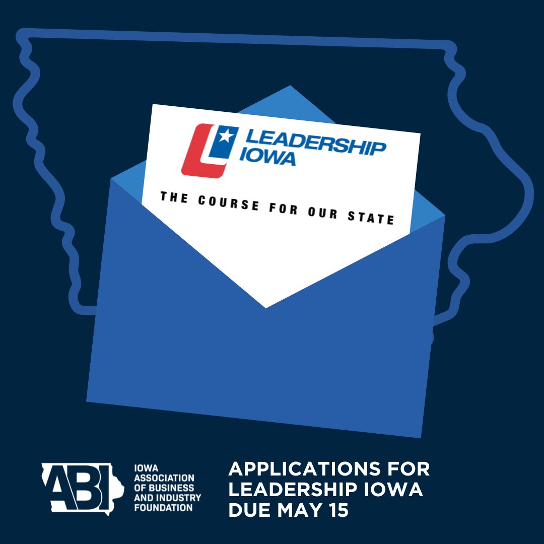 Applications for Leadership Iowa, Class of 2025-2026, are now officially OPEN!

If you were nominated, you should have received an email with the application link. Be sure to check your inbox and submit your application by May 15th.