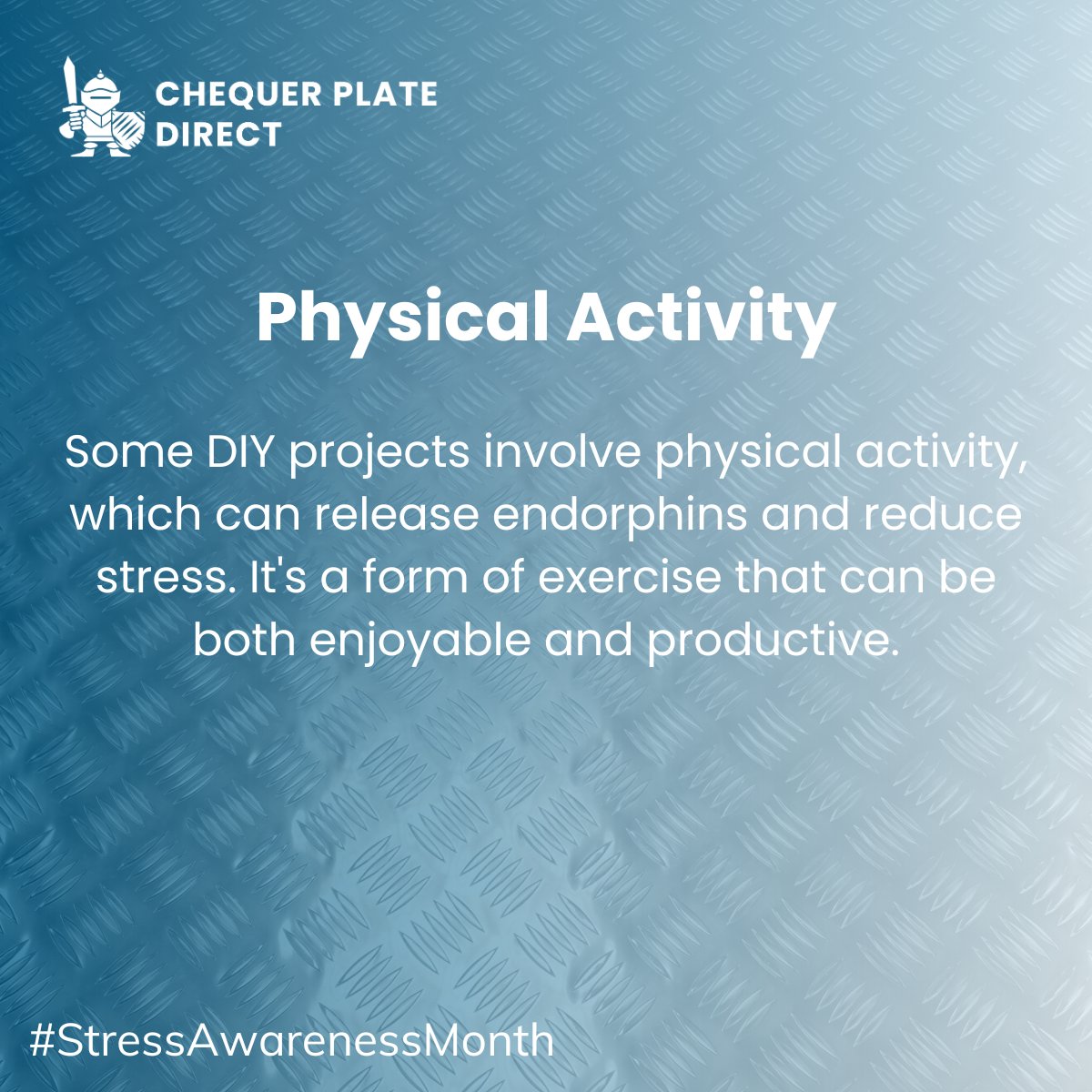 ChequerplateUK's tweet image. 💡 Did you know April is National Stress Awareness Month?

There are many ways to deal with stress, such as taking a break, talking to people, and even working on DIY projects.

#StressAwarenessMonth #DIY #HomeProjects #Wellbeing #Stressfree