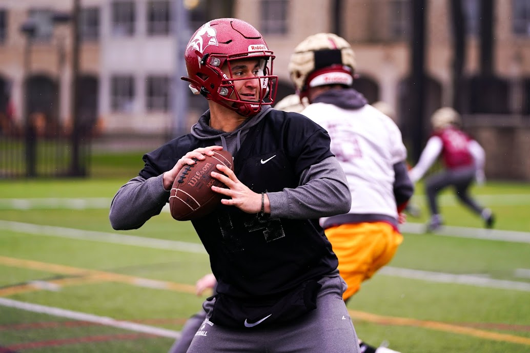 SjfFootball's tweet photo. 🏈Today marks the end of Spring Ball! Our guys have embodied the new vision for the program, and are already chomping at the bit for more! 

#RollCards 🔴🟡 https://t.co/eLNSe74aLo