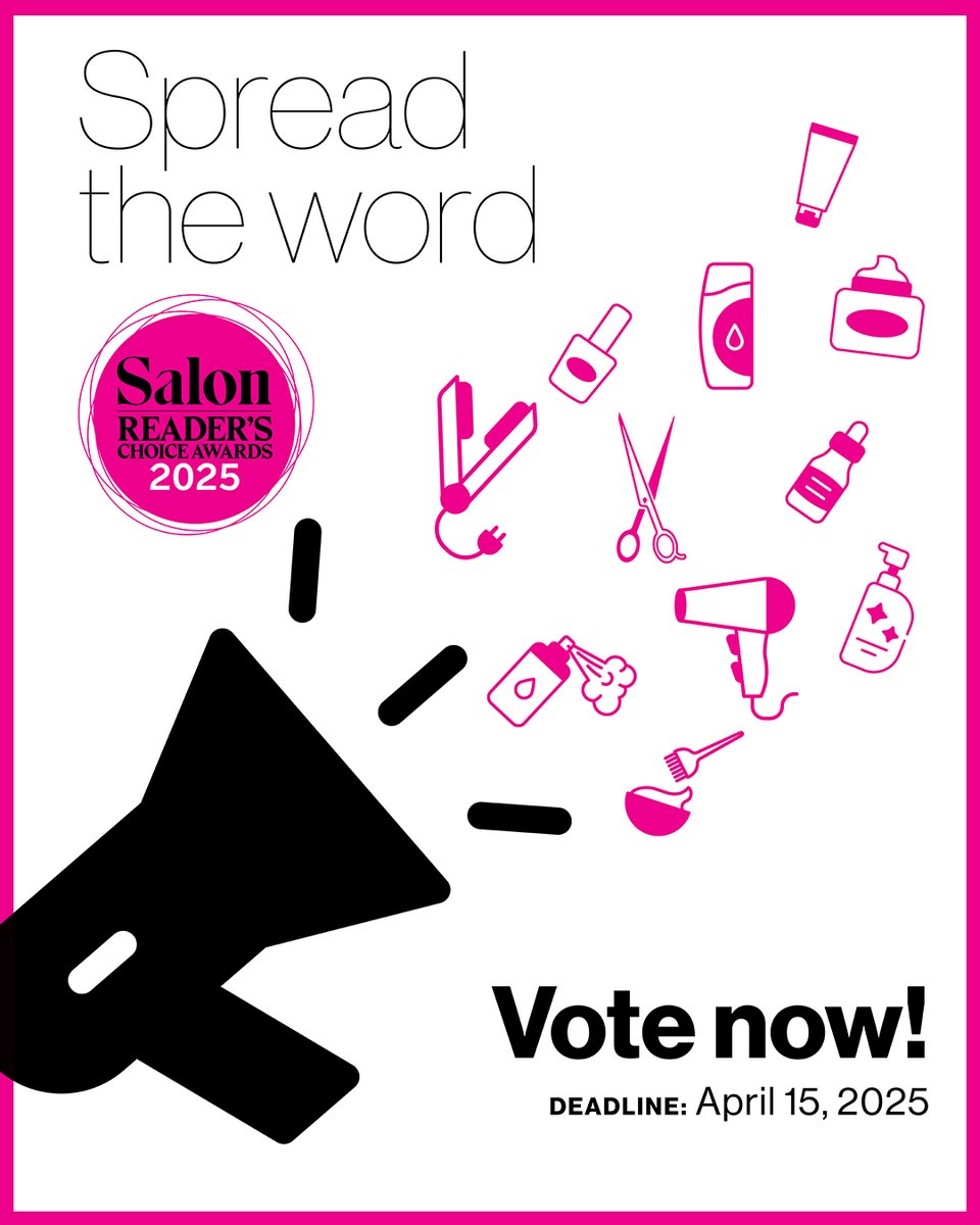 ⏰ Today is the LAST DAY⏳ Show some love for your fave beauty brands + tools and vote now for a chance to WIN a $100 Visa gift card! 💳🏆⁠
salonmagazine.ca/salon-readers-…