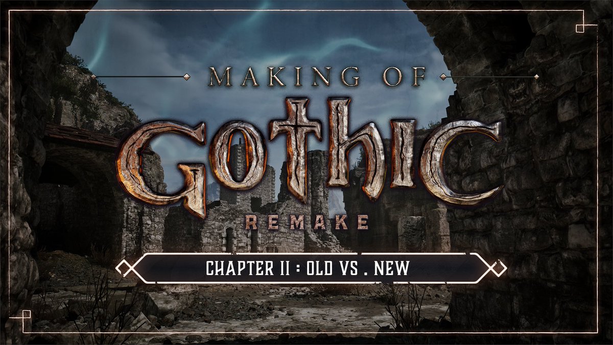 Gothic 1 Remake | Making Of #02: Old vs. New  

A New Journey Begins – With Respect for the Original and a Vision for the Future  

Watch the full episode on THQ Nordic Inside channel with English, German, Russian and Polish subtitles!  

Link - youtu.be/PC-9JrKQc2I