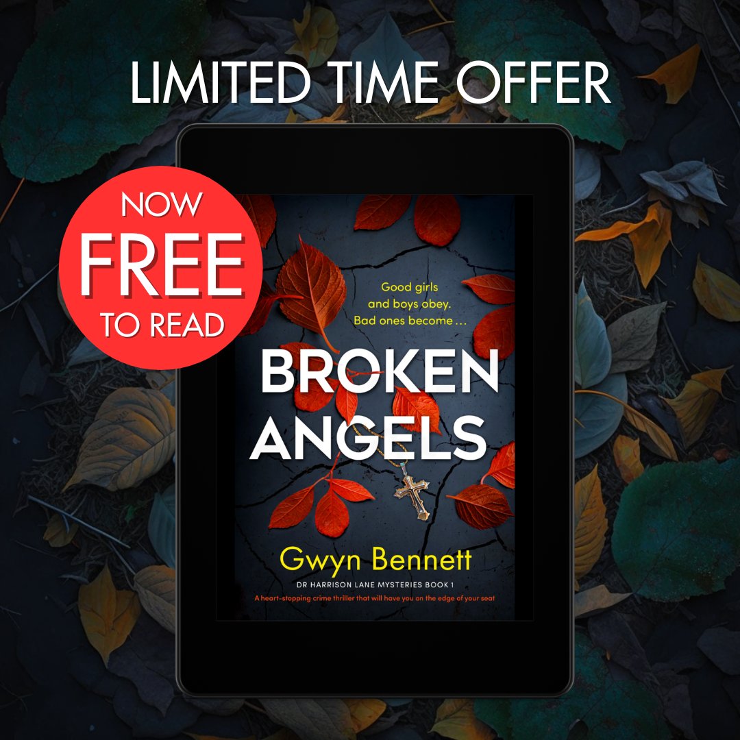 🚨 This is NOT a drill! 

For a limited time only, readers in the UK and US can get the first book in @gwyngb's nail-biting Dr Harrison Lane Mystery series completely FREE.

🔥 Secure your copy of Broken Angels in ebook today: geni.us/1-rd-fbo-am

#crimethriller