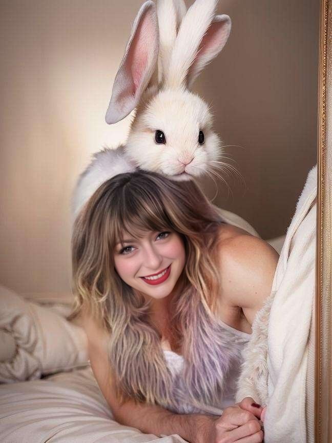 JayDax12's tweet photo. My giant fluffy friend Harvey always keeps me company 

#bunnygirl  #sexybunny #xdresscaption  #crossdresser  #crossdressing  #crossdress  #boytogirl  #tgirl https://t.co/WjOXiAYQgl