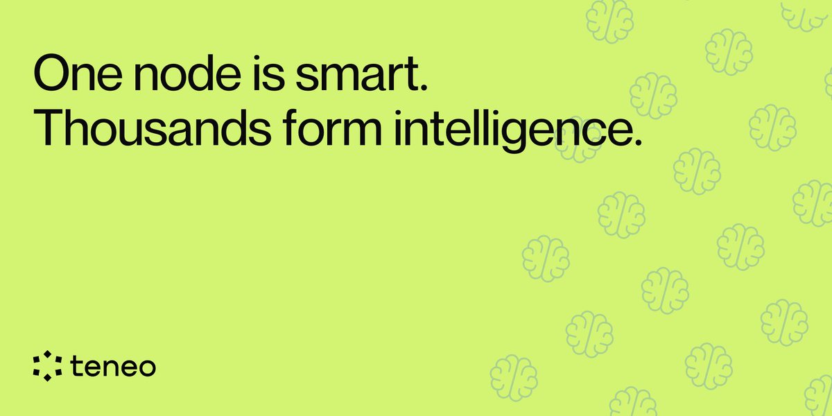 One Node can unlock data. Thousands become a living network.

Teneo isn’t a single AI, it’s a mesh of autonomous agents working in sync to access the digital world in real time.

Community-powered. AI-ready!