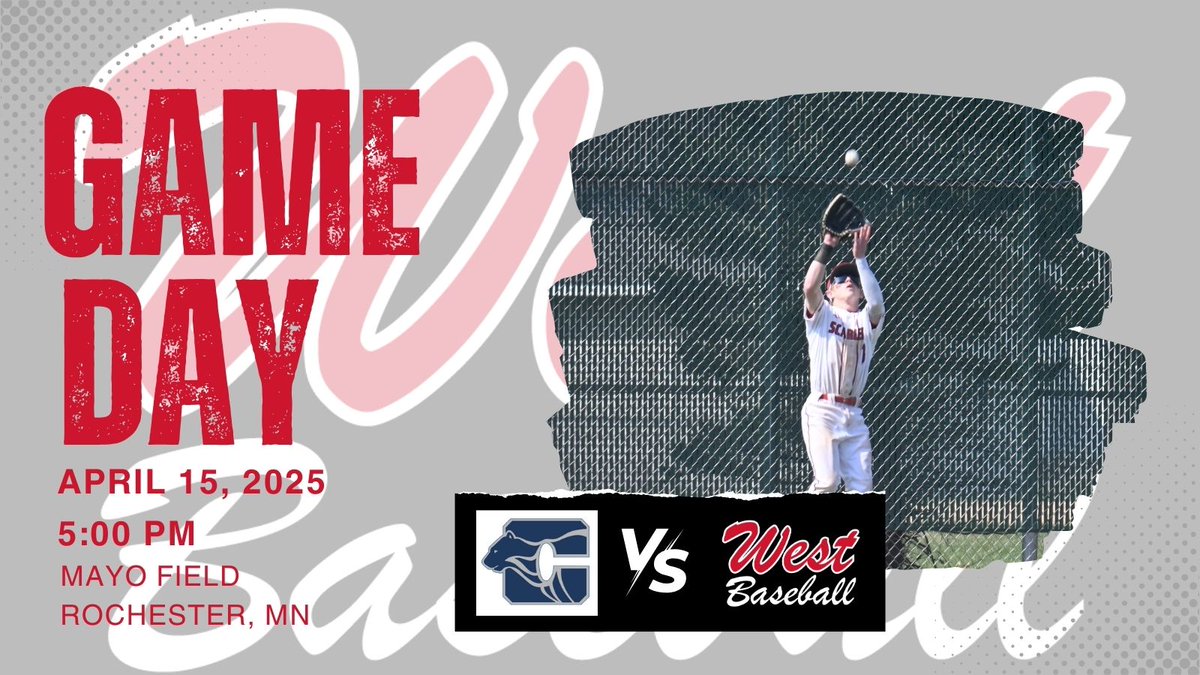 Scarlets travel to Rochester Century today for a 5pm game!