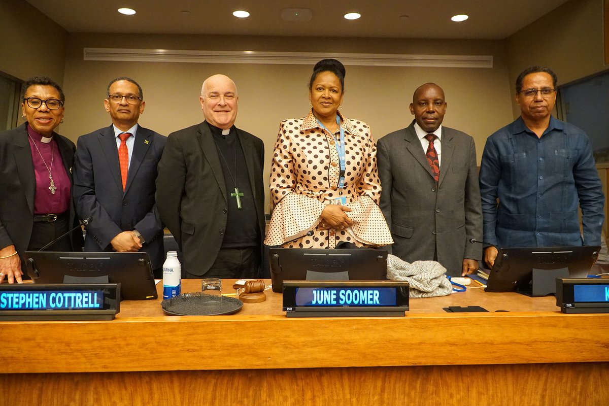 The Most Reverend Stephen Cottrell, Archbishop of York, yesterday addressed reparatory justice and institutional accountability regarding the historic financial ties of the Church of England and the slave trade at a special gathering in New York.

As part of the United Nations