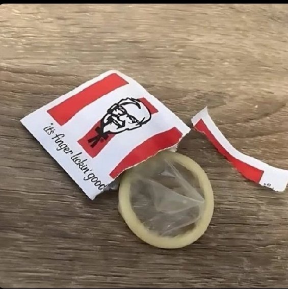 Have you got some KFC for lunch 😂😂😂