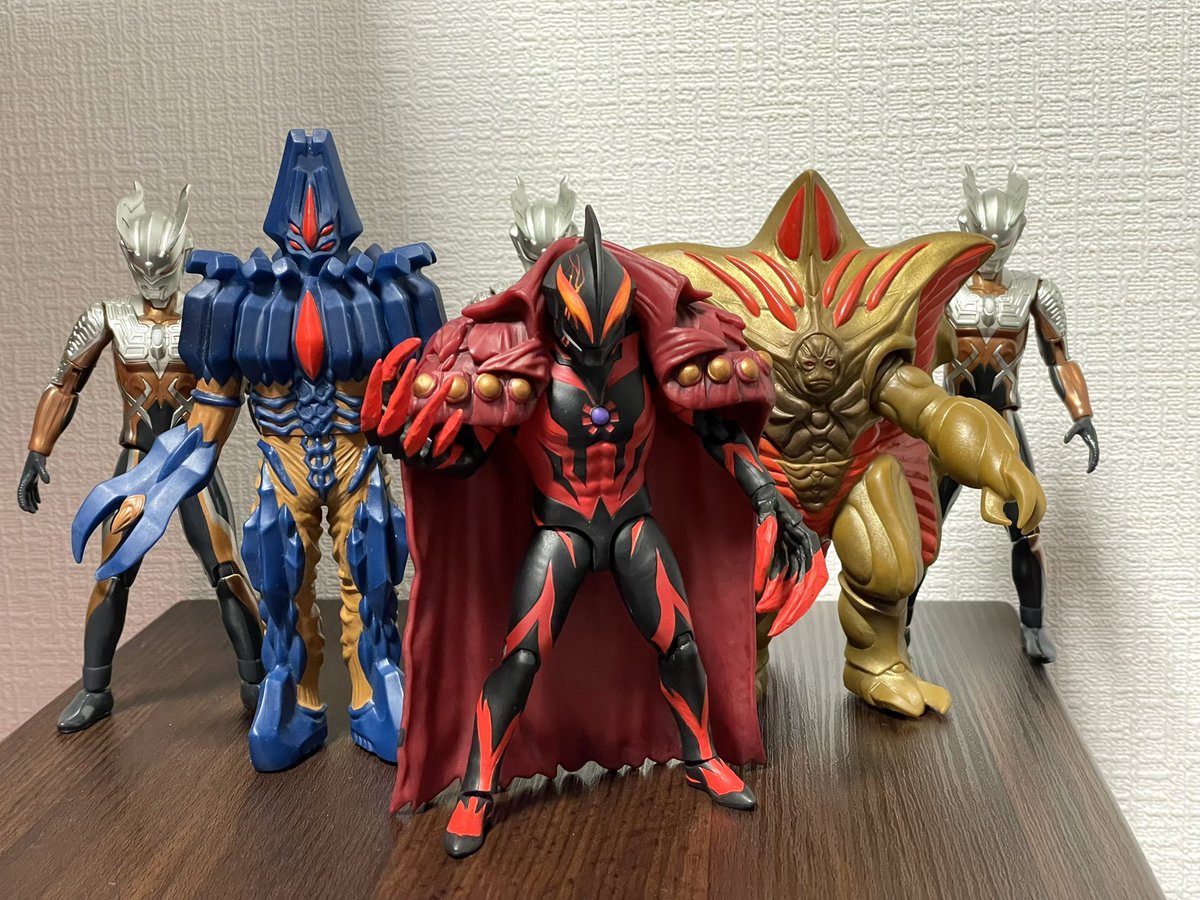 ウルトラアクションフィギュア カイザーベリアル リペイントとプチ改造