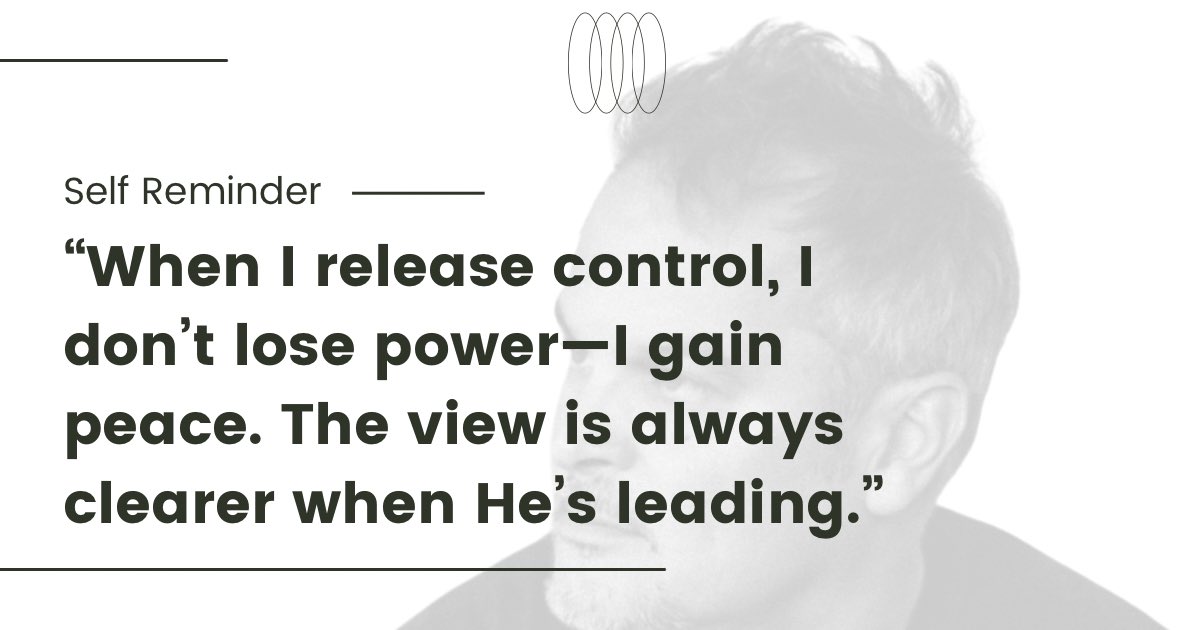 asbelmontes's tweet image. Releasing control is hard.
But it’s where God does His best work.

Isaiah 55:
“My thoughts are not your thoughts…my ways are higher.”

When I try to lead, I get in the way.
When I follow Him, the view is clear.

#FaithThread #ControlSurrender #LetGodLead