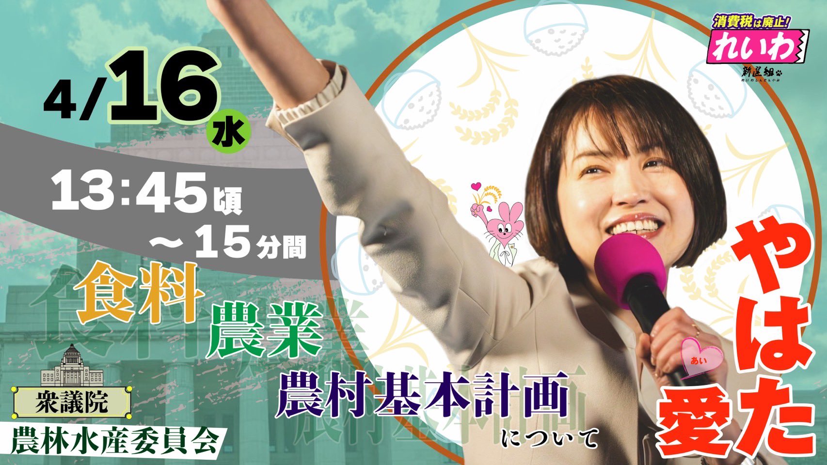 文字起こし&動画】やはた愛（大阪府選挙区）次期参院選 れいわ