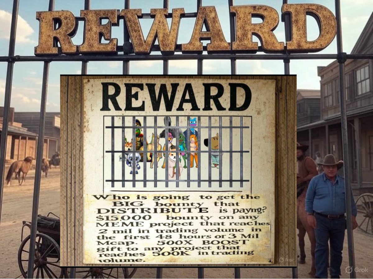 distribute_sol's tweet image. 🚨BOUNTY ALERT

Create a coin today - if you pass 2 mil trading volume in 48 hours, you earn $15,000 straight to your pocket.

#distribute #solana