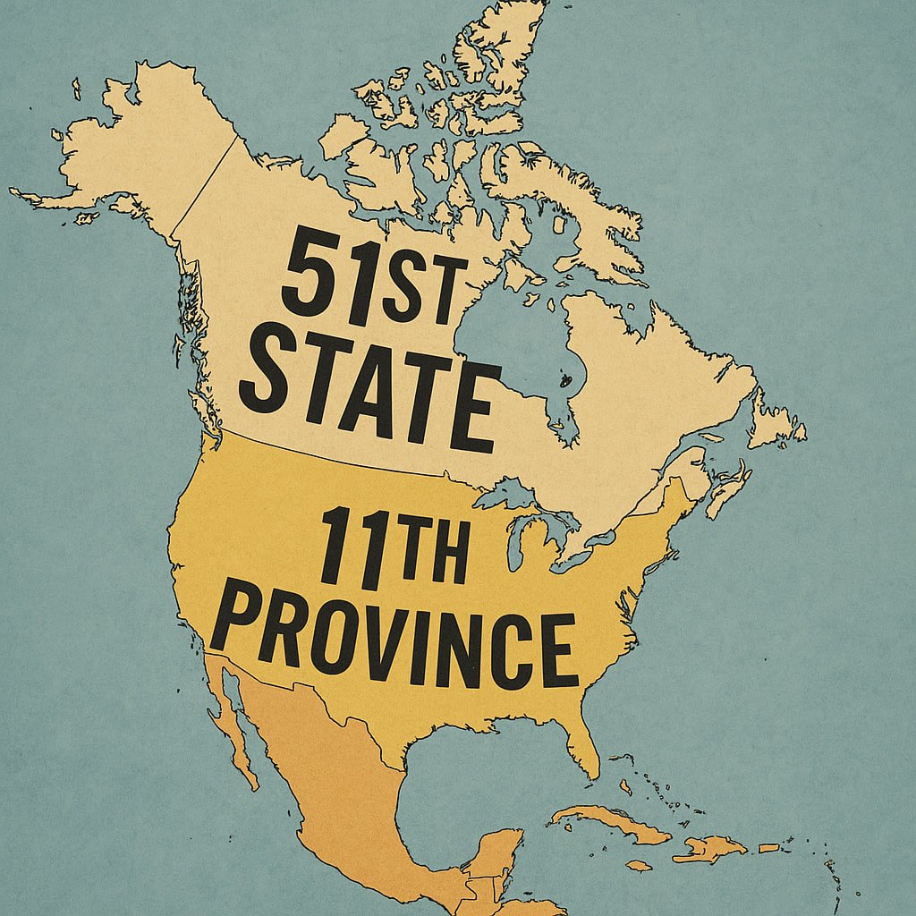 Until either one of these scenarios happens, you need to #trademark your brand in both the U.S. and Canada. 

#51ststate #11thprovince