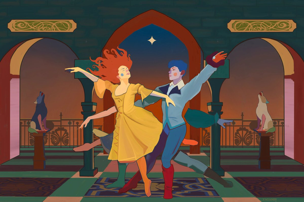 HBARGremlin's tweet image. GM, hope everyone has a fantastic day! 🫶

“They Danced &amp;amp; Danced Until The End Of Time” by YAGAMIII