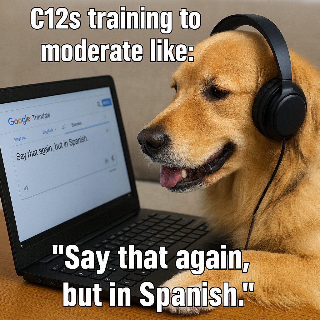 C12s_AI's tweet photo. Multilingual support goes live this week. #telegrammoderation #discordmoderation https://t.co/AEpmJAkj9p