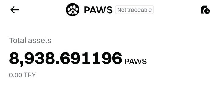 Bitget users have started receiving their $PAWS allocation too. Have you received yours?