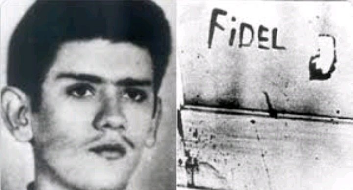 El 15 de abril de 1961 quedaría escrito en la historia de la Patria el gesto del joven miliciano Eduardo García Delgado, el joven quien fuera mortalmente herido luego del vil bombardeo, escribió con su sangre el nombre de Fidel. #HolguínSí #IzquierdaLatina #GirónDeVictorias