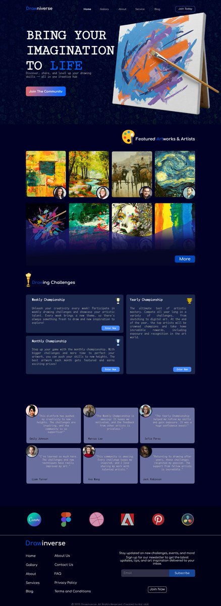 I finished my first ever web design. 
Tell me what you think in the comments.
Thank you 😊 
#webdesign