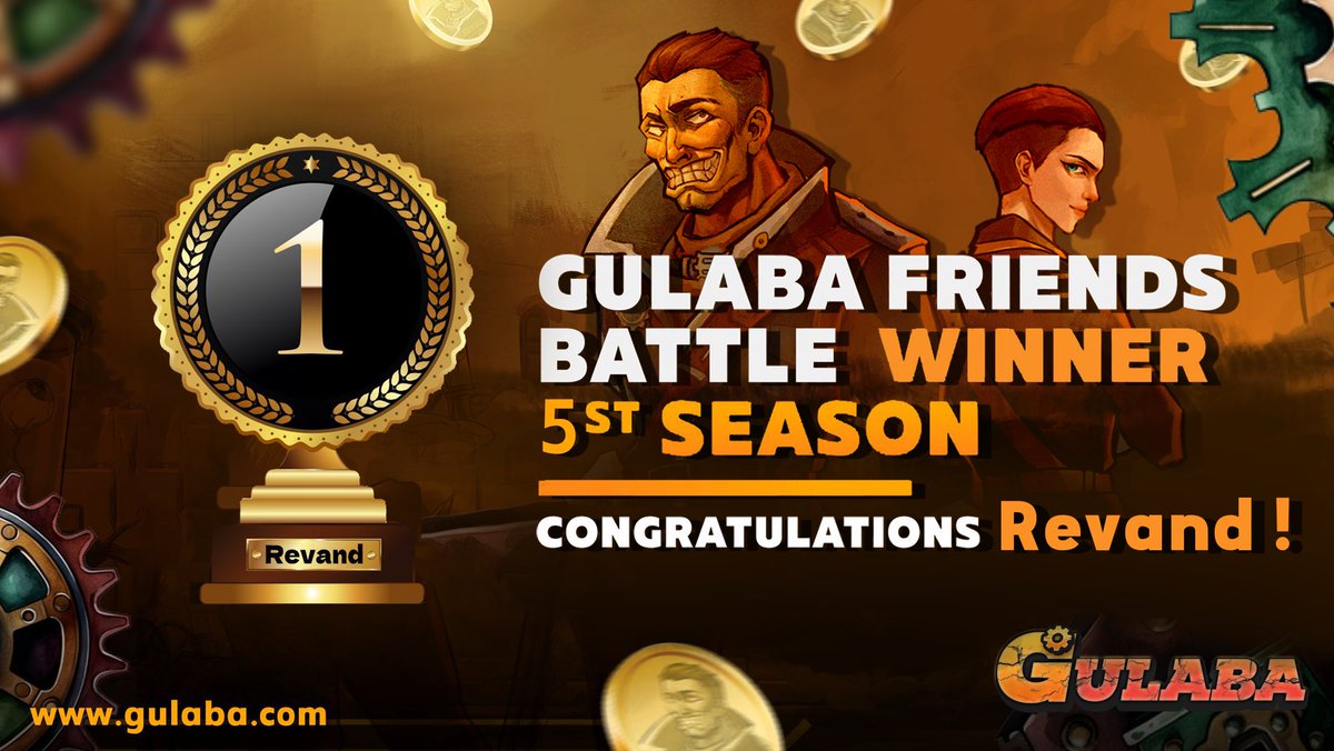 Season 5 of Friends Battle has officially wrapped up — and we have our champion!
Congratulations to Revand for securing 1st place! 🏆🔥
You’ve earned:

🎁 1x Season Reward Box
🎯 30x Gacha Pulls
✨ 1x OG Card
⭐ 1x Five-Star Card
💰 10,000EGG

Let’s give it up for Revand! 👏