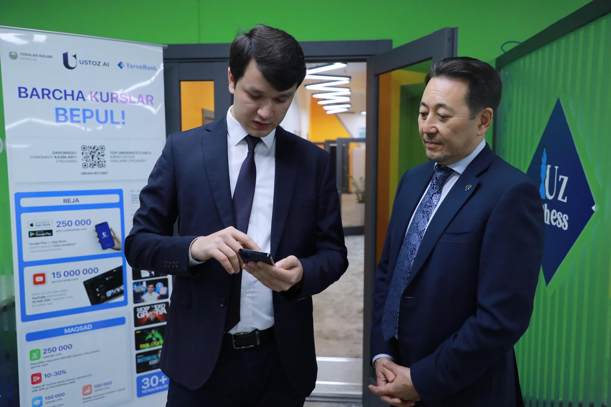 KairatSarybay's tweet photo. Had inspiring meeting @ Youth Agency of #Uzbekistan w/ First Dep. Director Ms. Dilnozaxon Kattaxanova
Agreed to boost #cooperation through 🇺🇿 youth engagement w/n #CICAYouthCouncil, #PNLU, & CICA Alley planting 🌱
Empowering #Youth is key to building peaceful & prosperous #Asia https://t.co/qdezjL43j7