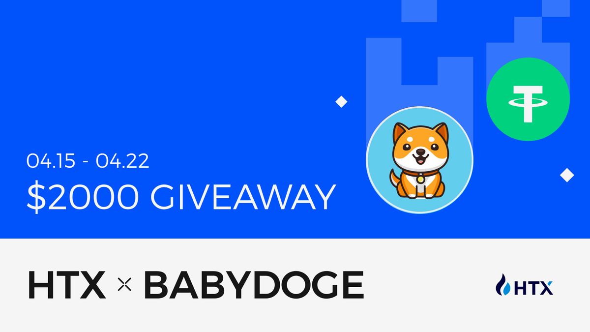 HTX x BabyDoge $2,000 MEME FESTIVAL! 

Enter to share $2,000:
🐶  Follow <a href="/HTX_Global/">HTX</a> <a href="/BabyDogeCoin/">Baby Doge</a>

🐶 Join Baby Doge TG: t.me/babydogecoin

🐶 Join BabyDoge community chat:  
t.me/babydogearmy

🐶RT + Like + Tag 2 Friends

🐶 Fill out the form
docs.google.com/forms/d/e/1FAI…